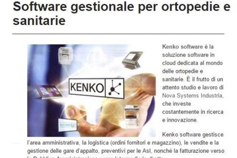 Ortopedici&Sanitari presenta Kenko